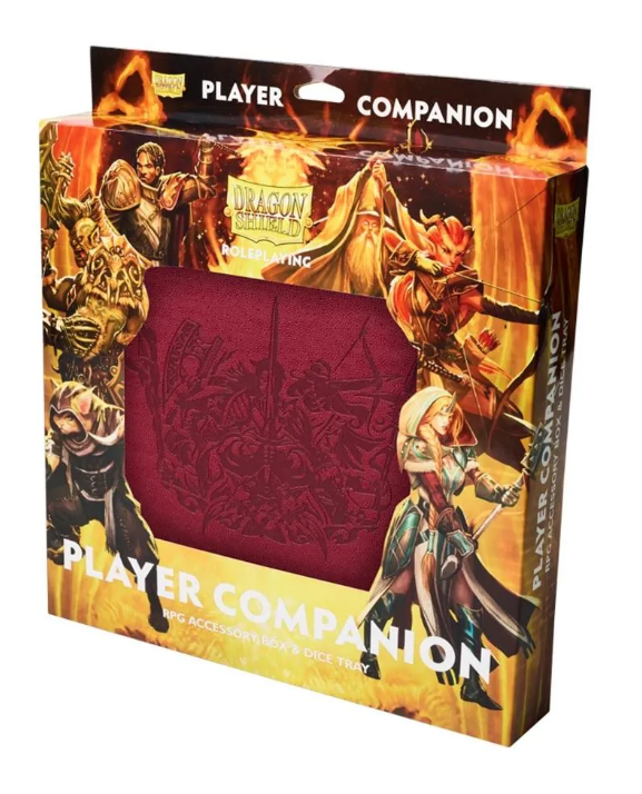 Dragon Shield Roleplaying RPG Player Companion Red Box & Dice Tray