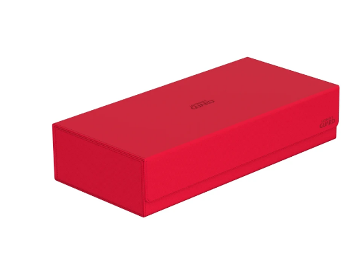 Superhive XenoSkin 550+ Monocolor Deck Case - Red - Ultimate Guard Deck Boxes
