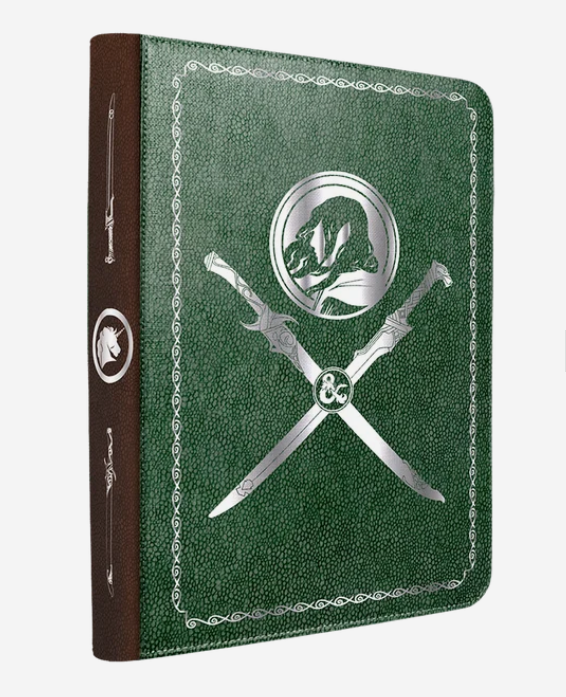 Artifacts Across Eternities - Drizzt & The Forgotten Realms Premium Zippered Book & Character Folio for Dungeons & Dragons
