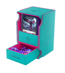 Gamegenic Deck Box: Watchtower 100+ XL Convertible (Teal/Pink)