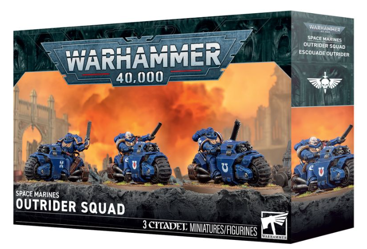 Warhammer 40k: Space Marines Outrider Squad