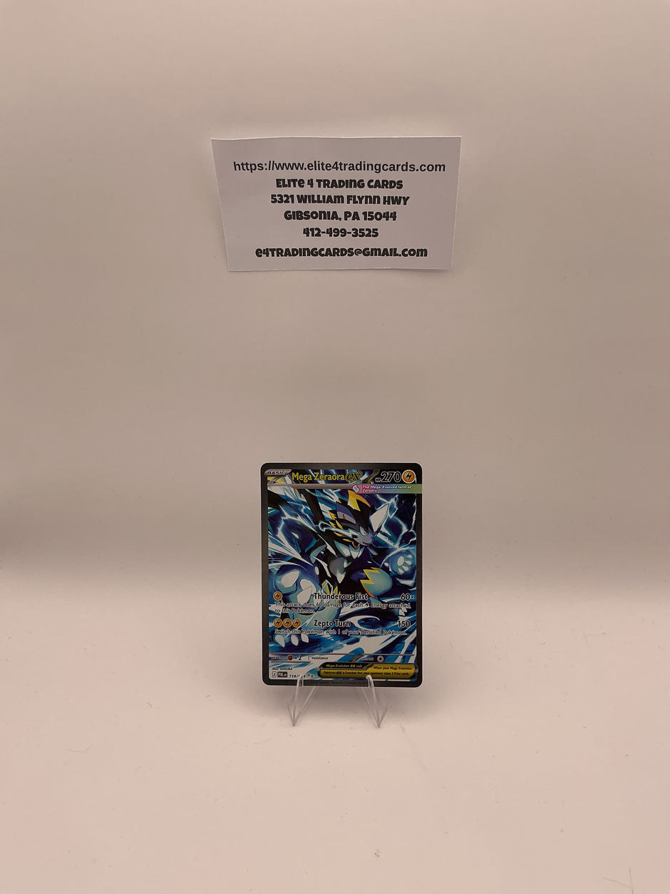 Mega Zeraora ex - 114/084 - ME05: Pitch Black (PBL)