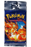 Base Set Unlimited Long Crimp Booster Pack (Charizard)