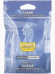 Dragon Shield: Perfect Fit Clear Thick Inner Sleeves