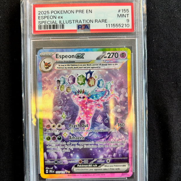 Espeon ex SIR PSA 9