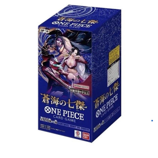 [JAPANESE] The Azure Sea's Seven OP-14 Booster Box Sealed One Piece