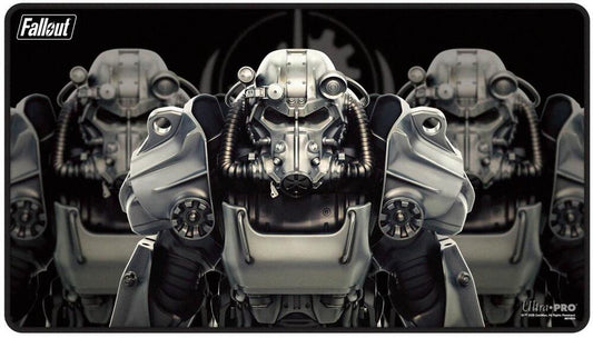 Brotherhood of Steel Black Stitched Standard Gaming Playmat for Bethesda - Fallout - Ultra Pro Playmats