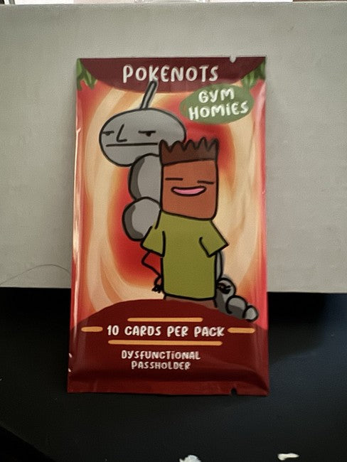 Gym Homies Dysfunctional Passholder Pokenots Sealed Booster Pack