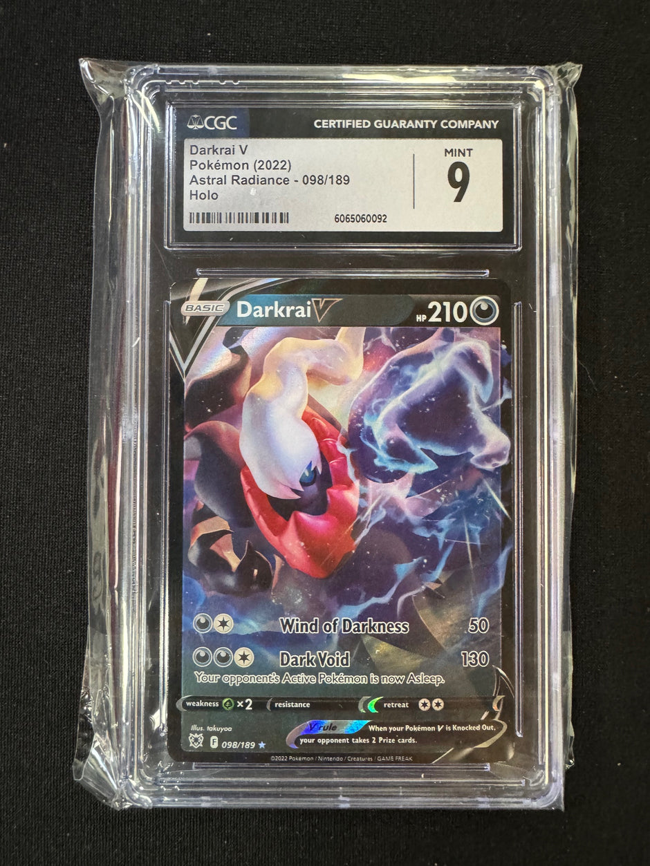 Darkrai V #98 Pokemon Astral Radiance  CGC 9