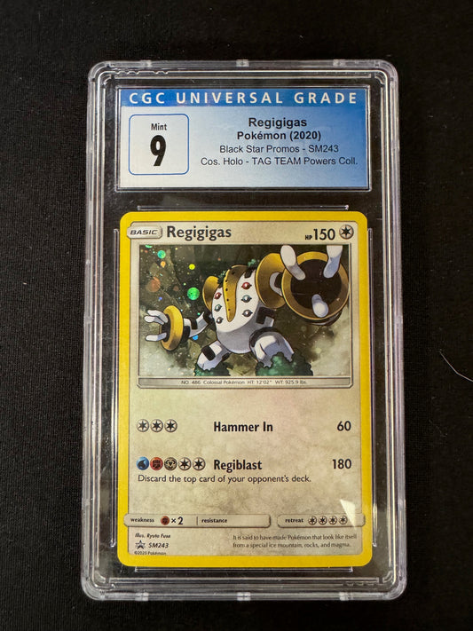 CGC 9 Regigigas Promo SM243 Cosmo Holo