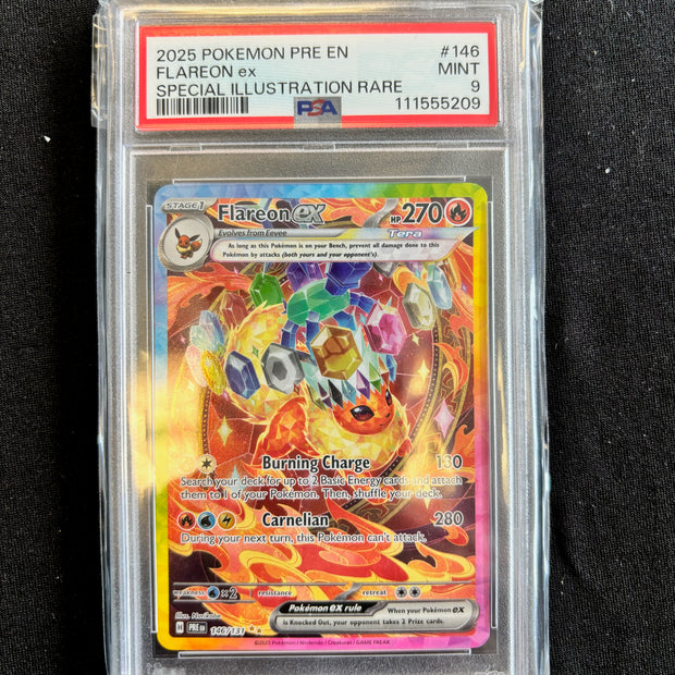 Flareon ex SIR PSA 9
