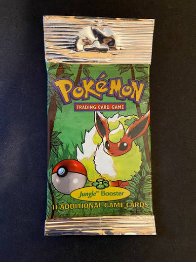 POKEMON SEALED JUNGLE BOOSTER PACK FLAREON ART 1999