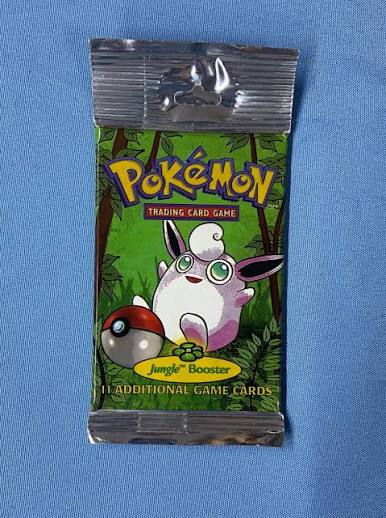 Pokemon TCG: Jungle Unlimited Booster Pack Long Crimp (Wigglytuff)