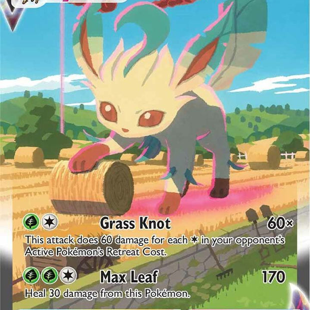 Leafeon VMAX (Alternate Art Secret) - SWSH07: Evolving Skies