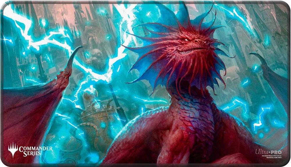 Commander Series Black-Stitched Playmat for Magic: The Gathering