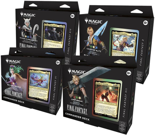 FINAL FANTASY Commander Deck Display - Commander: FINAL FANTASY (FIC) Sealed Box