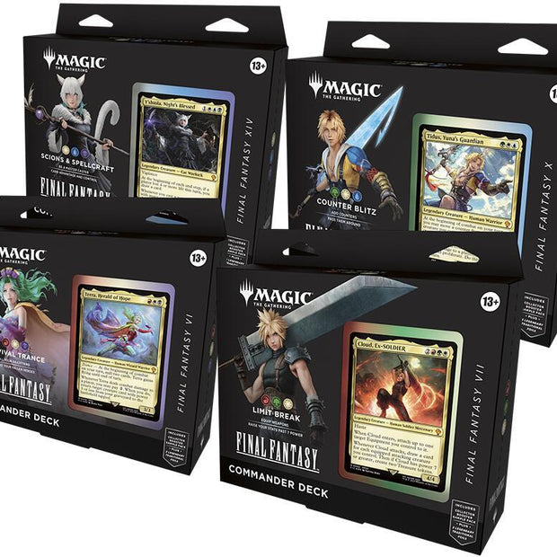 FINAL FANTASY Commander Deck Display - Commander: FINAL FANTASY (FIC) Sealed Box