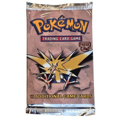 Fossil Booster Pack [Unlimited Edition] - Fossil (FO) (Zapdos) (21.1g)