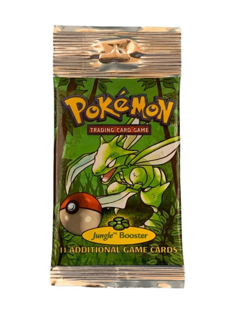 Pokemon Jungle Long Crimp Sealed Booster Packs (Scyther)
