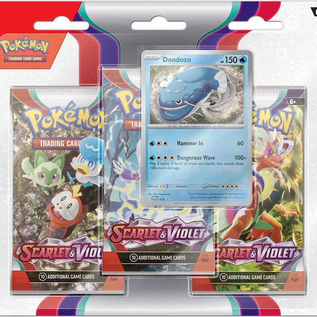 Scarlet & Violet 3 Pack Blister
