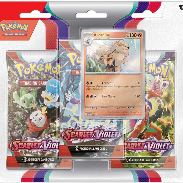 Scarlet & Violet 3 Pack Blister
