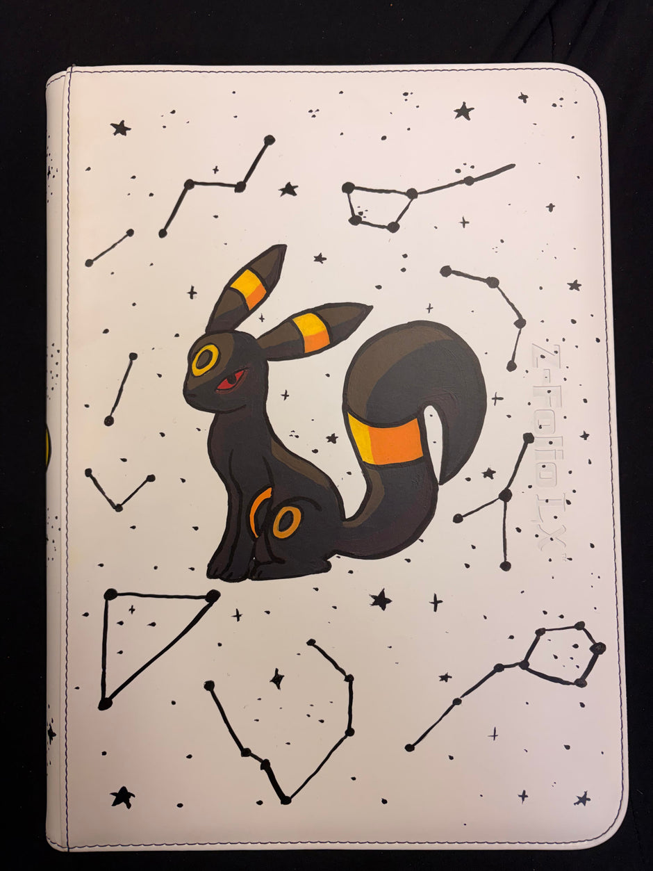 Z-Folio 9-Pocket Album - White (Custom Umbreon Art)